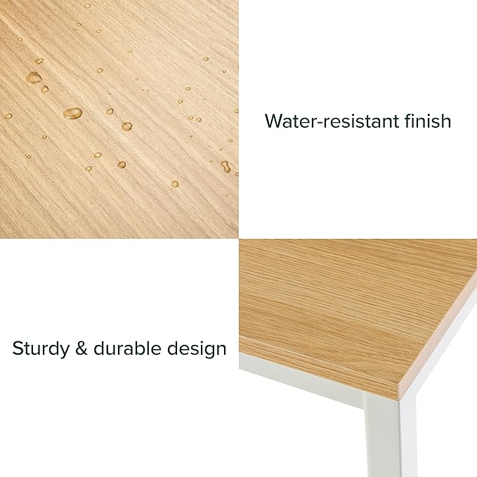 Bureau Rectangulaire Zinus Jennifer - Collection Modern Studio, Blanc