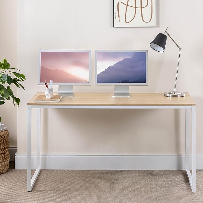 Bureau Rectangulaire Zinus Jennifer - Collection Modern Studio, Blanc