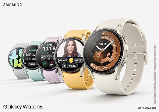 Samsung Galaxy Watch6 44mm (Noire) – Performance et Élégance au Poignet (nouveau)