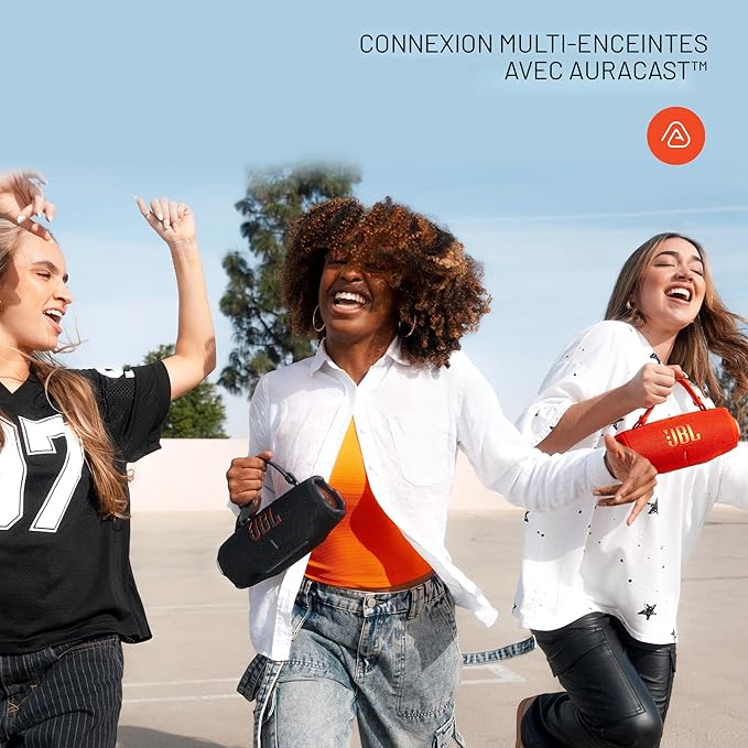 JBL Charge 6 – Waterproof and shockproof portable Bluetooth speaker (White)