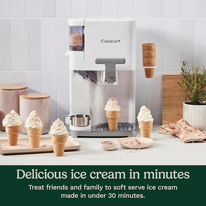 Cuisinart Machine à crème glacée molle  Mix It In (Boite ouverte jamais utilisé)