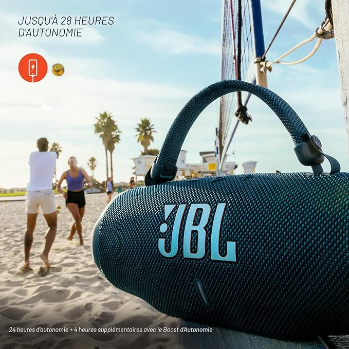 JBL Charge 6 – Waterproof and shockproof portable Bluetooth speaker (White)