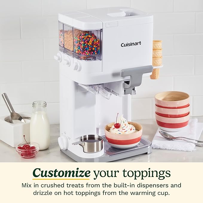 Cuisinart Machine à crème glacée molle  Mix It In (Boite ouverte jamais utilisé)
