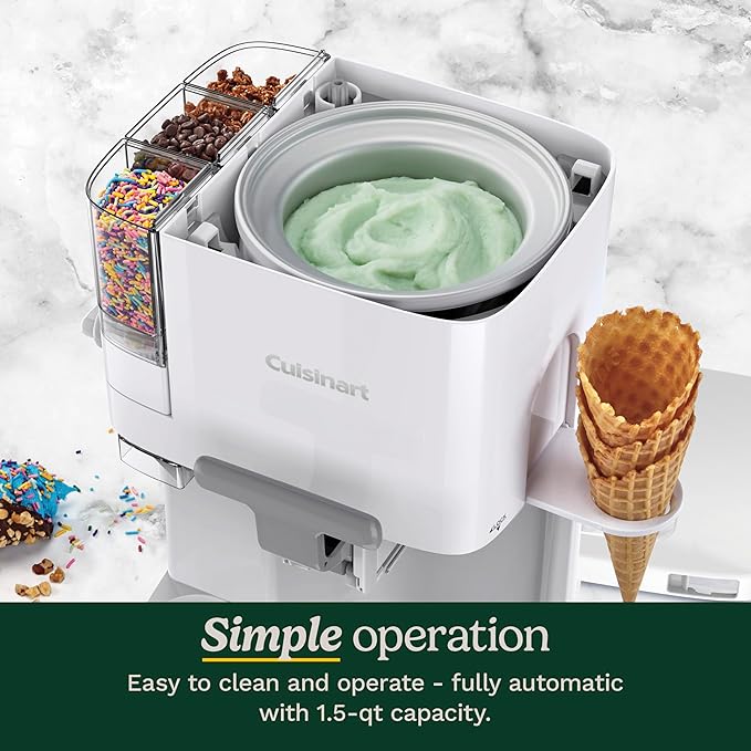 Cuisinart Machine à crème glacée molle  Mix It In (Boite ouverte jamais utilisé)