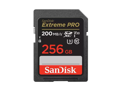 SanDisk Extreme PRO SDXC UHS-I — carte SD 200 Mo/s pour photo et vidéo 4K