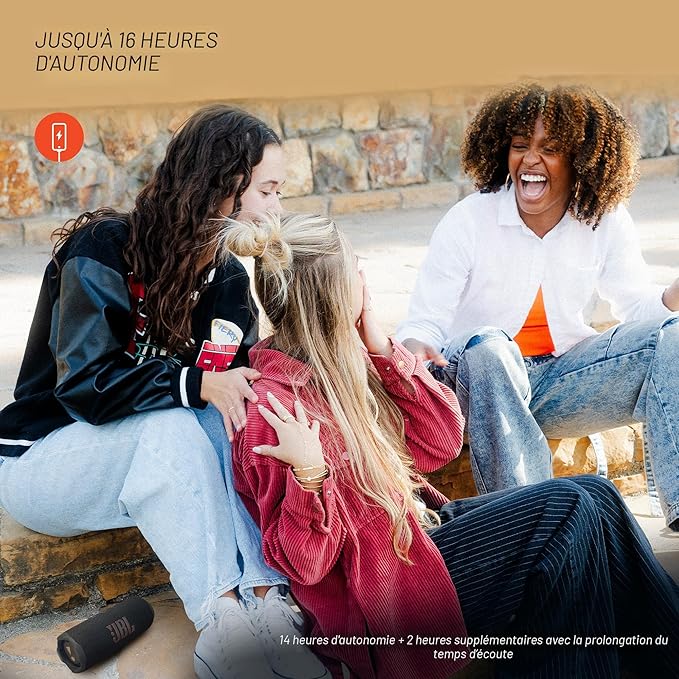 JBL Flip 7 – Waterproof and shockproof portable Bluetooth speaker (Black)