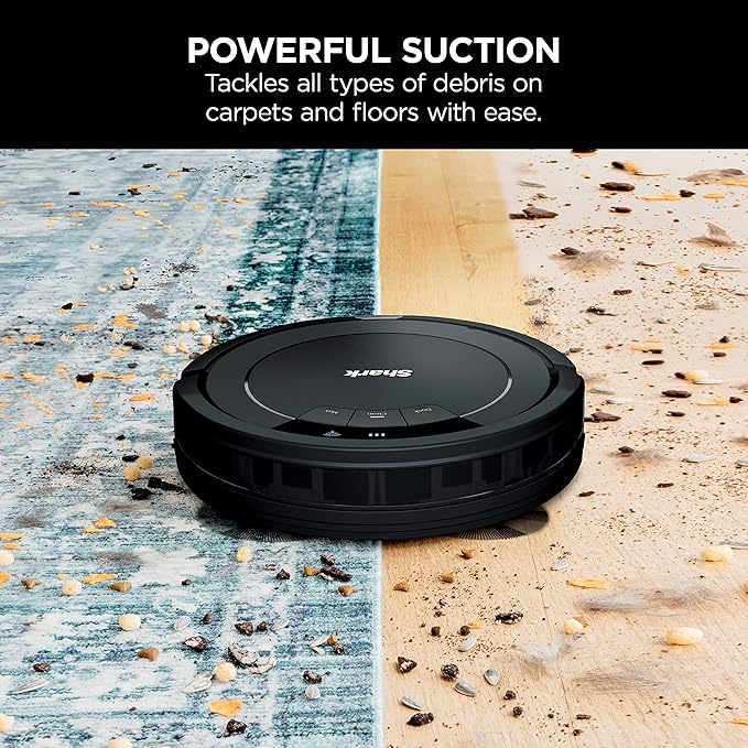 Aspirateur Robot Shark RV754CA ION - Connecté Wi-Fi, Multi-Surfaces, Noir (BOITE OUVERTE))