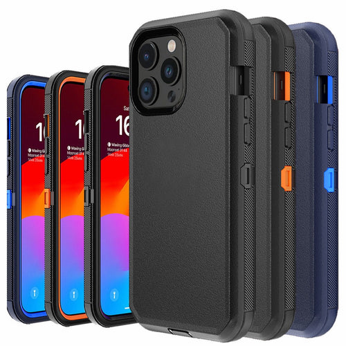 Étui robuste antichoc double couche, compatible avec iPhone 15 et 15 Pro Max