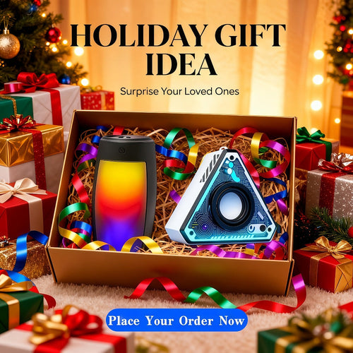 Triangular Rechargeable Bluetooth Speaker with Subwoofer – Single or Bundle
