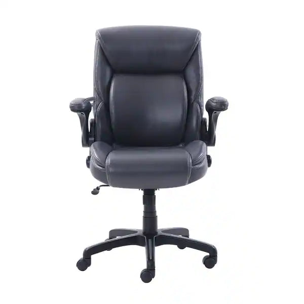 Serta AIR Lumbar Manager's Office Chair – Chaise de Bureau en Cuir Reconstitué avec Soutien Lombaire AIR