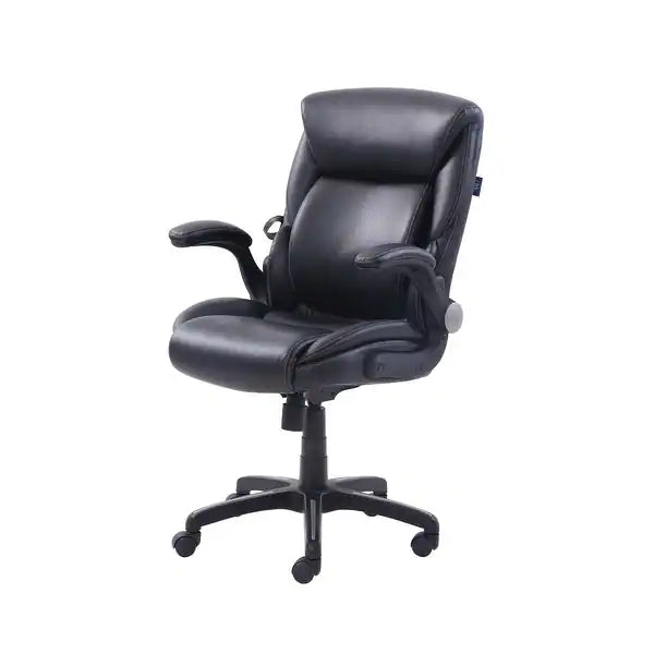 Serta AIR Lumbar Manager's Office Chair – Chaise de Bureau en Cuir Reconstitué avec Soutien Lombaire AIR