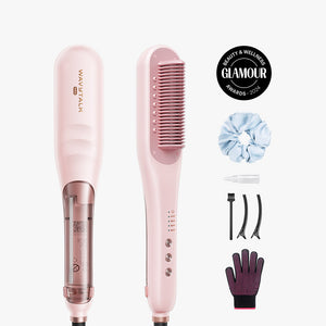 Wavytalk Steamline Pro - Brosse lissante vapeur 3-en-1 (Rose)