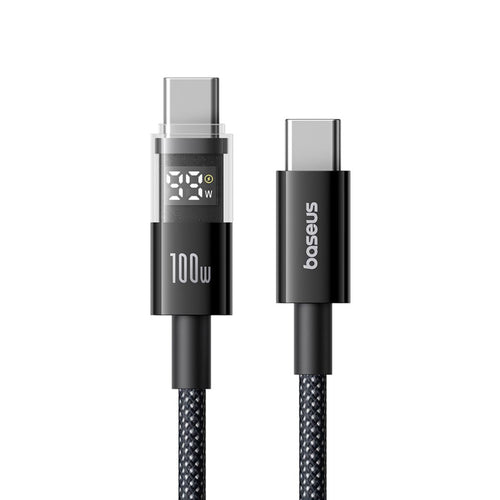 Baseus Display 2 — câble USB-C 100 W avec écran de puissance (1 m)