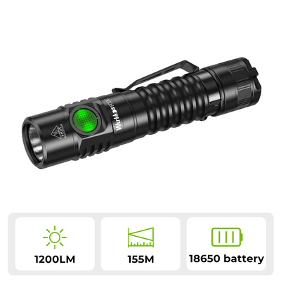 Wurkkos FC11C — lampe de poche EDC 1200 lumens USB-C, IRC 95
