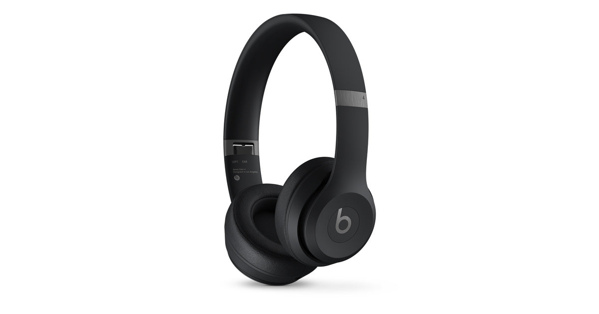 Beats Solo 4 – Wireless On-Ear Headphones – Matte Black (Open Box, Never Used)
