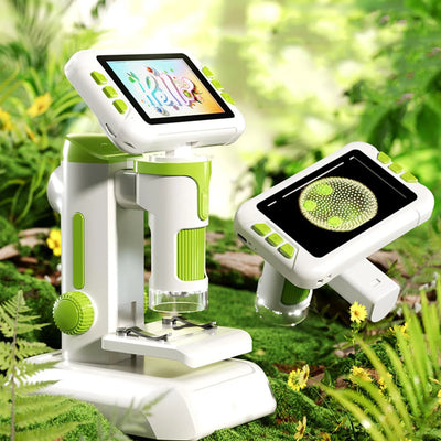 Microscope numérique pour enfants à écran LCD 4" — photo et vidéo