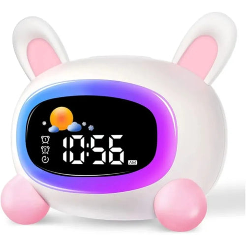 Kids' Sleep Training Alarm Clock — Night Light and White Noise
