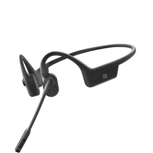 Shokz OpenComm — Open-Ear Wireless Bluetooth Headset, Black (C102)