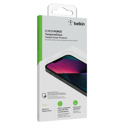 Belkin ScreenForce — verre protecteur iPhone avec plateau d'alignement