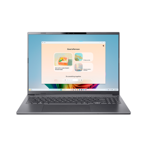 Acer Aspire 16 AI (A16-52M) — 16" WUXGA 120 Hz, Core Ultra ou Ryzen AI Copilot+