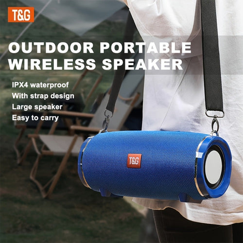 TG187 IPX4 Outdoor Bluetooth Speaker, Dual Speakers, 4800mAh Battery, TWS Pairing