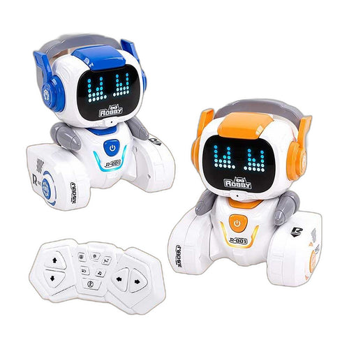 Robot télécommandé Robbi — visage DEL expressif