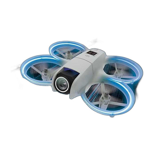 Drone caméra à positionnement optique — anneaux lumineux