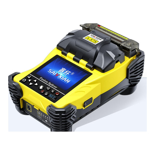 SAIVXIAN A-87S Soudeuse fibre optique compacte — écran 3,5 po, 4800 mAh