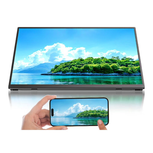 Écran portable sans fil 15,6 po Full HD — recopie d'écran du téléphone, HDMI