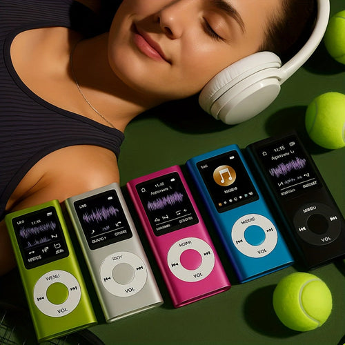 Lecteur MP3 et MP4 portatif, écran ACL couleur, carte jusqu'à 128 Go, 6 modèles