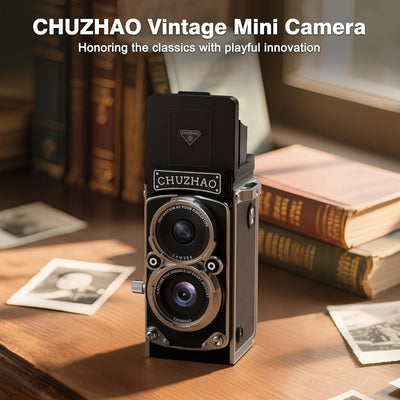 Retro TLR-Style Digital Camera, 12MP, 1080P Video, Autofocus and 2 Filters