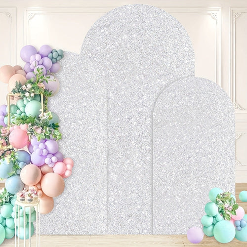 Sequin Wedding Arch Cover Set of 3 – 6 ft, 6.6 ft and 7.2 ft