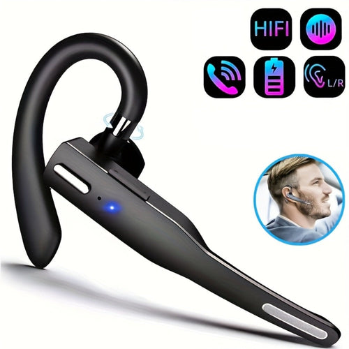 Oreillette Bluetooth d'affaires avec micro, rotative, 15 jours en veille