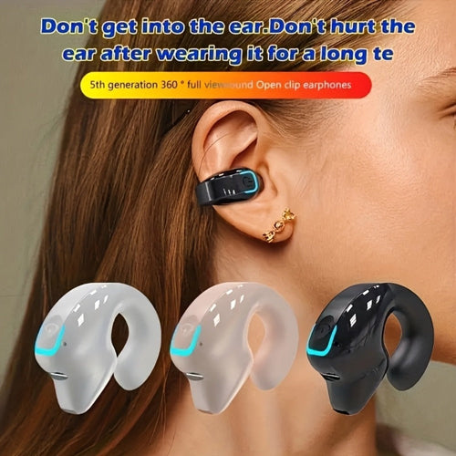 Écouteurs sans fil légers intra-auriculaires, réduction du bruit en appel, recharge USB-C