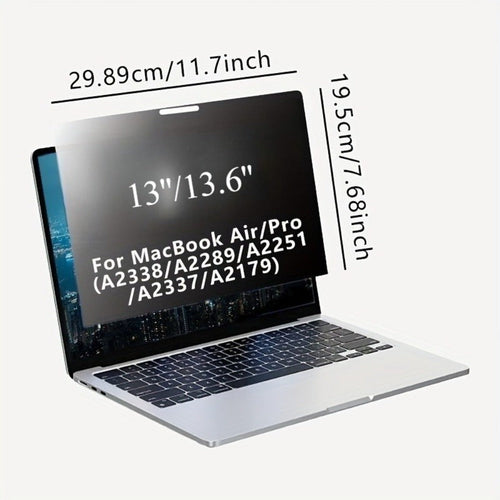 Removable Magnetic Privacy Screen Filter Compatible with MacBook Air 13 and 13.6 Inch