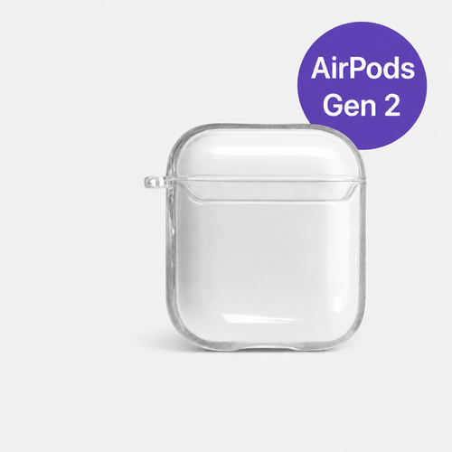 Clear Protective Case with Hook — for AirPods 2nd, 3rd and 4th Generation