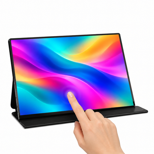 Écran portable tactile 15,6 po Full HD — USB-C et HDMI, support pliant