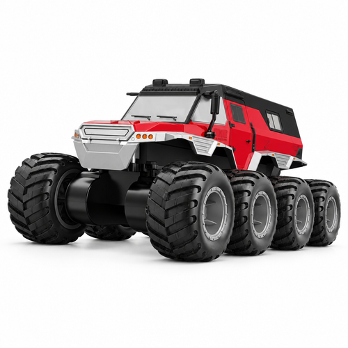 Véhicule blindé amphibie 8x8 télécommandé — télécommande étanche