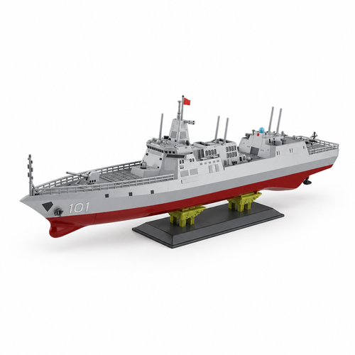 Destroyer télécommandé de 60 cm — maquette navigable 2,4 GHz