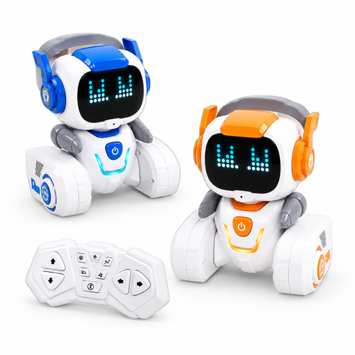 Robot télécommandé Robbi — visage DEL expressif