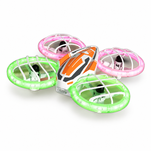Mini drone d'apprentissage résistant aux chutes — lumières colorées