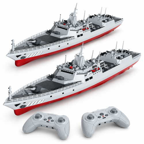 Destroyer télécommandé de 40 cm — canon à eau, 2,4 GHz