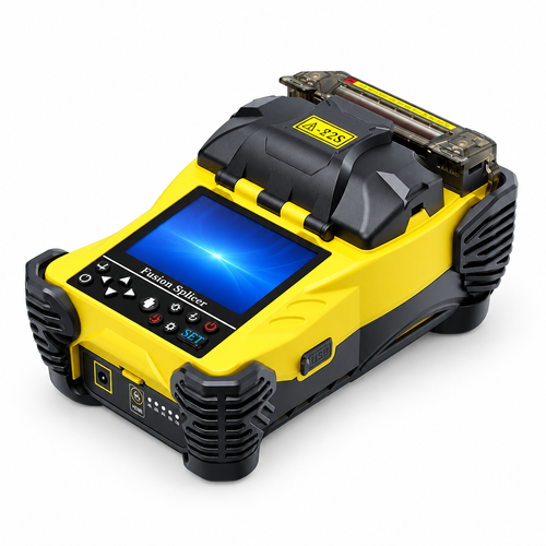 SAIVXIAN A-87S Soudeuse fibre optique compacte — écran 3,5 po, 4800 mAh