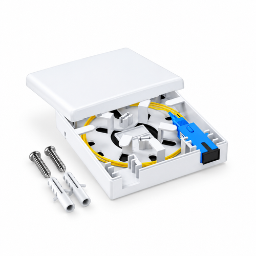 SAIVXIAN Prise murale fibre optique 86 mm — boîtier FTTH SC ou LC