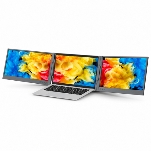 ThinkSea Écran double 15,6 po pour portable — 2 écrans Full HD qui se déplient
