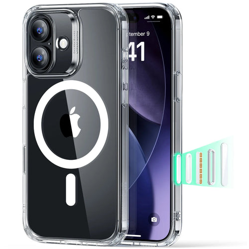 ESR Classic Hybrid — coque iPhone 17 transparente magnétique (MagSafe)