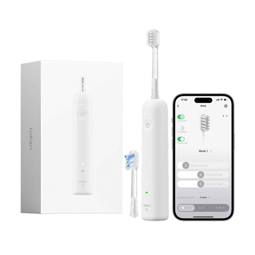 Laifen Wave Special — brosse à dents électrique à écran OLED, 3 brossettes