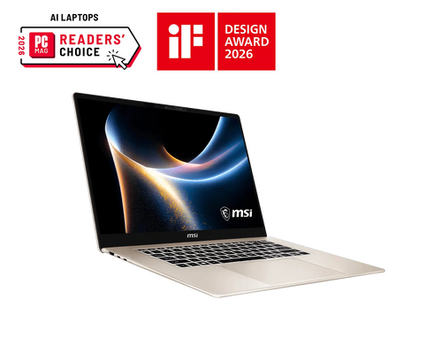 MSI Prestige 16 AI+ C3M (2026) — 16" 2.8K OLED 120 Hz, Core Ultra série 3, 1,59 kg