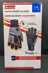 Karbon — Heated Sports Gloves Goatskin & Thinsulate Size M