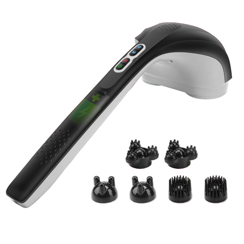 Snailax — Cordless Dual-Head Percussion Massager with Heat